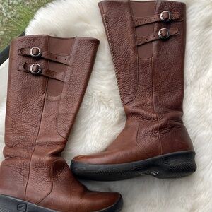 Keen Women's Chestnut Leather Winter Boots